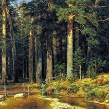 Схема вышивки «Сосны»