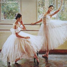 Схема вышивки «балет»