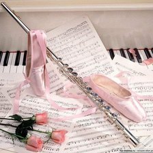 Схема вышивки «пуанты»