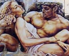 Схема вышивки «Двое»