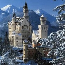 Схема вышивки «Замки мира.»