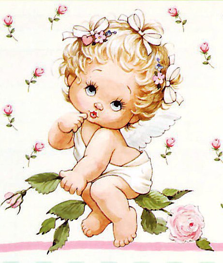 Валентинка - валеньтин день, ангел, для тебя, куколка, роза - оригинал