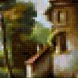 Предпросмотр схемы вышивки «Голладнский пейзаж 17-го века» (№240554)