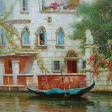 Схема вышивки «Венецианское утро.»