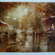 Схема вышивки «Вечерний Париж»