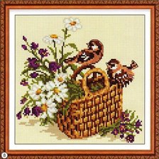 Схема вышивки «корзинка»