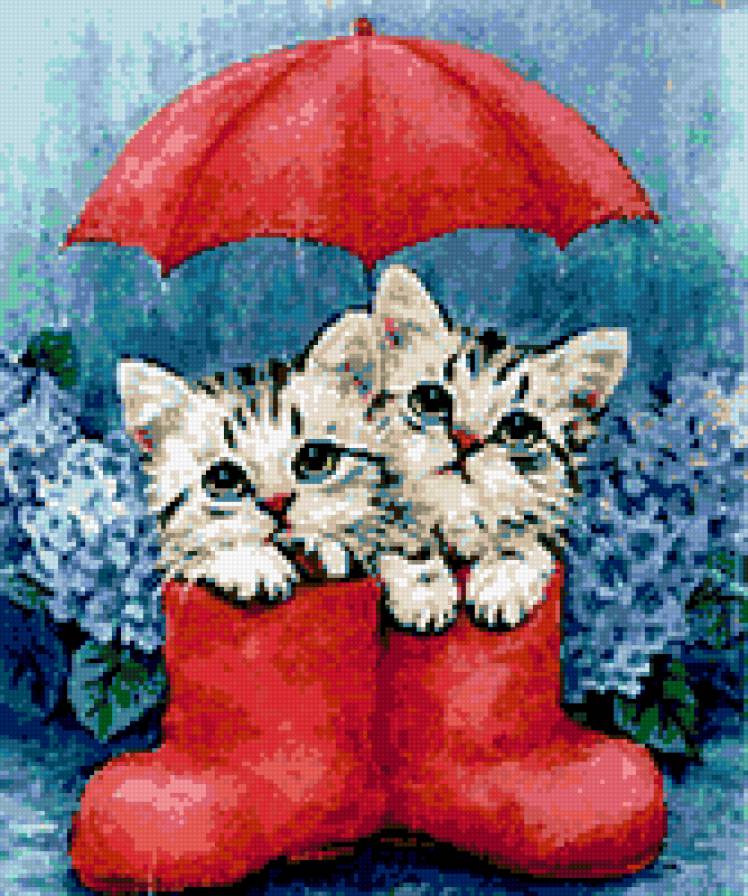 под зонтиком - предпросмотр