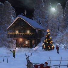 Схема вышивки «Новогодняя.»