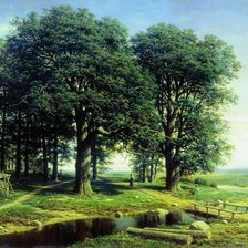 Схема вышивки «Клодт. Дубовая роща»