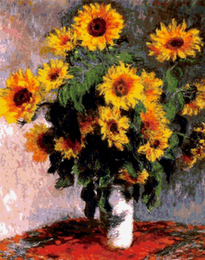 Клод Моне. Подсолнухи - предпросмотр