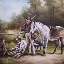 Схема вышивки «vadász»