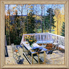 Схема вышивки «терасса»