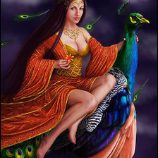 Схема вышивки «lányka»