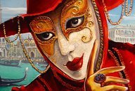 Схема вышивки «mask»