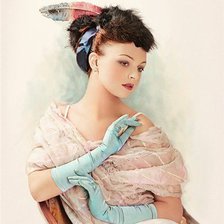 Схема вышивки «Серия "Портрет"»