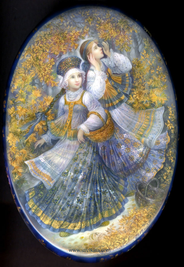 Русская осень - люди, девушка, осень - оригинал