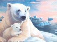 Схема вышивки «Медвежья семья»