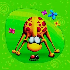 Схема вышивки «подушка жираф»