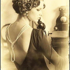 Схема вышивки «девушка»