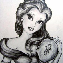 Схема вышивки «Красавица и Чудовище»