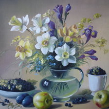 Схема вышивки «букет»