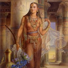 Схема вышивки «egyiptomi kép»