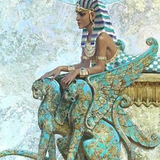 Схема вышивки «egyiptomi kép»