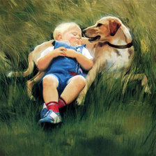 Схема вышивки «На привале»