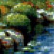 Предпросмотр схемы вышивки «Пейзаж с лебедями» (№241741)