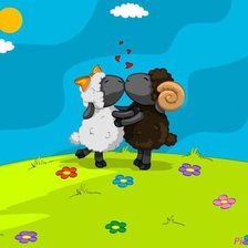 Схема вышивки «Барашки»