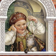 Схема вышивки «С новосельем!»