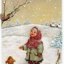 Схема вышивки «На прогулке»