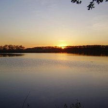 Схема вышивки «на закате»