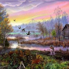 Схема вышивки «ПЕЙЗАЖ»