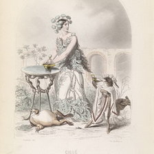 Схема вышивки «Жерар Гранвиль.»