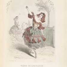 Схема вышивки «Жерар Гранвиль.»