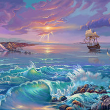 Схема вышивки «ПЕЙЗАЖ»