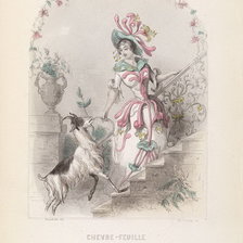 Схема вышивки «Жерар Гранвиль.»