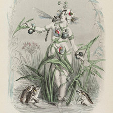 Схема вышивки «Жерар Гранвиль.»