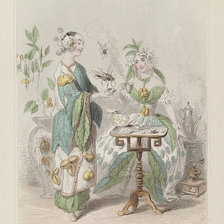 Схема вышивки «Жерар Гранвиль.»