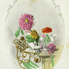 Схема вышивки «Жерар Гранвиль.»