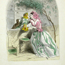 Схема вышивки «Жерар Гранвиль.»