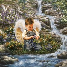 Схема вышивки «Серия "Ангелы"»