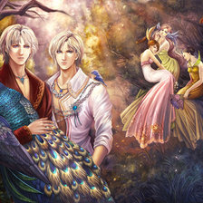 Схема вышивки «Дивный лес»