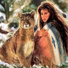 Схема вышивки «ИНДЕЙСКИЕ МОТИВЫ (ЛЬВИНОЕ  СЕРДЦЕ)»