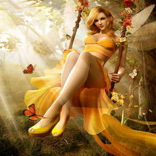 Схема вышивки «Фея»