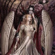 Схема вышивки «темная любовь»