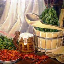 Схема вышивки «Банный натюрморт»