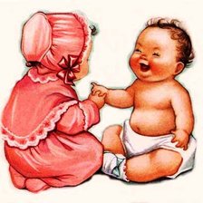 Схема вышивки «Дети»