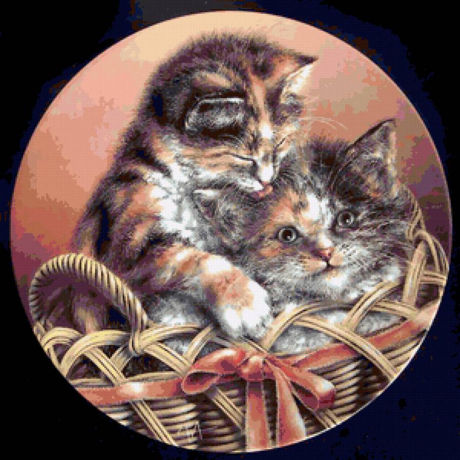 Котята - животные, малыши, котики, кошки, панно, котята, котенок - предпросмотр